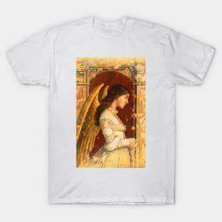 Pre-Raphaelite Fresco Angel T-Shirt